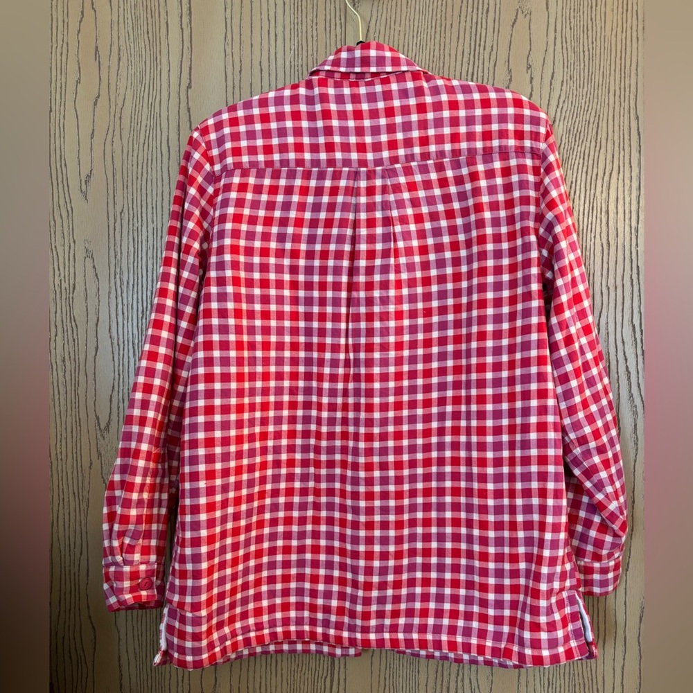 L.L.Bean fleece-lined flannel button-down shirt - Picture 6 of 10